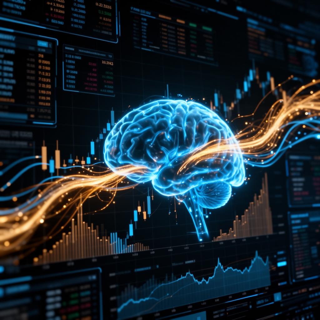 AI and algorithmic trading visualization